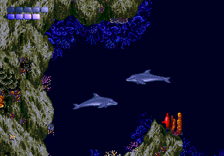 Скриншот игры Ecco the Dolphin